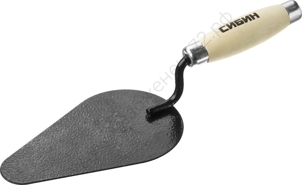 СИБИН 170х105 мм, деревянная ручка, кельма печника (0820-4)