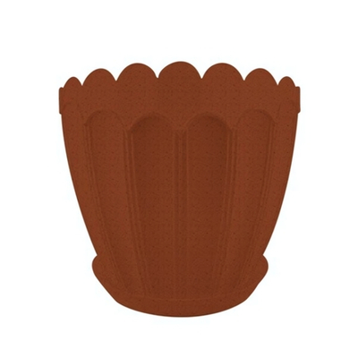 Кашпо "Хризантема" с поддоном 2,1л (терр)