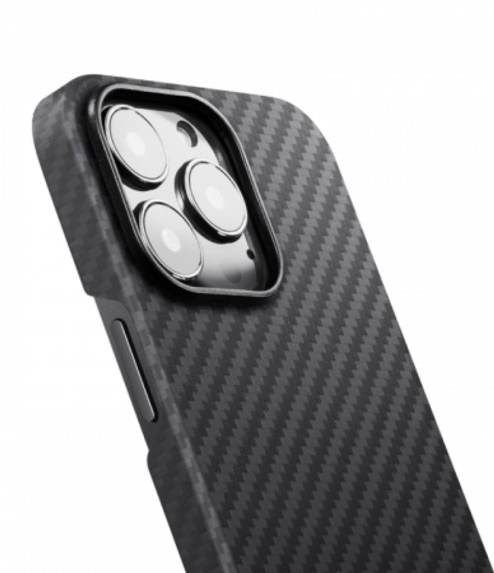 Чехол для IPhone 14 Pro Max (KI1401PM) Pitaka MagEZ Case 3 черно-серый