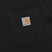  Футболка мужская Carhartt Heavyweight Pocket Relaxed Fit артикул:103296_black - купить в магазине Дайс