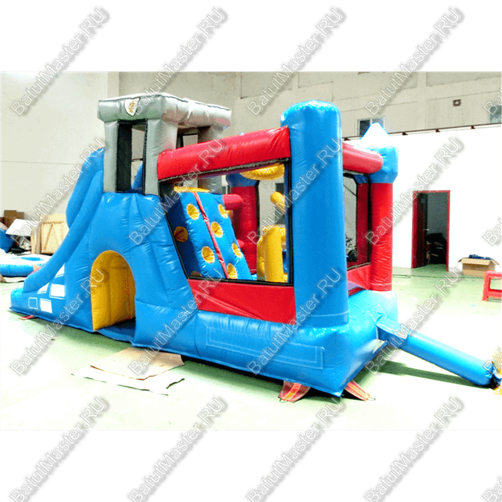 Коммерческий надувной батут "Домик приключений"