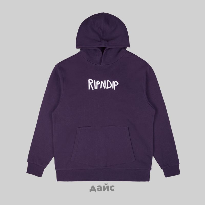 Толстовка мужская Ripndip Rubber Logo Hoodie артикул:RND10206 - купить в магазине Дайс