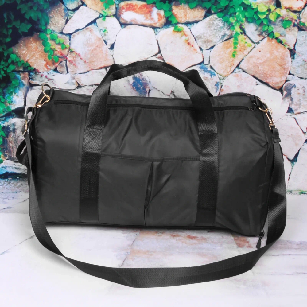 Сумка спортивная «Sport Today»,водонепроницаемый отдел + 2 кармана+отдел под обувь, цвет черный, 42*24*18 см