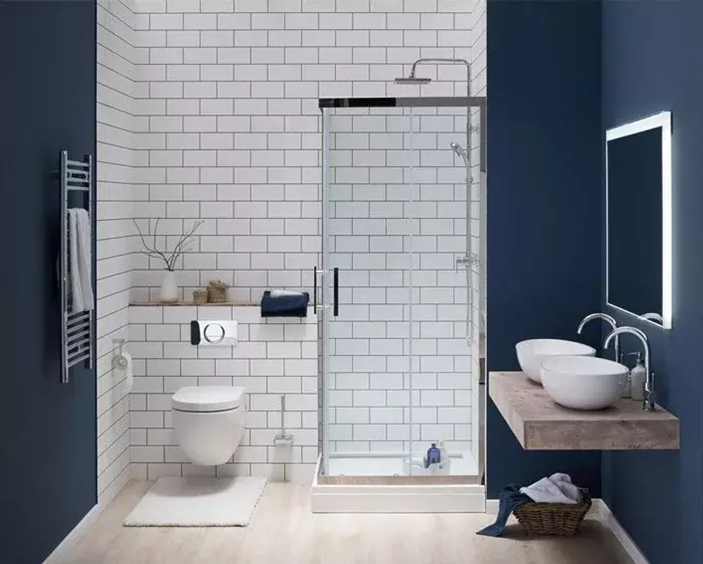 Душевой уголок Aquanet Delta Cube NPE1142 90x90, прозрачное стекло