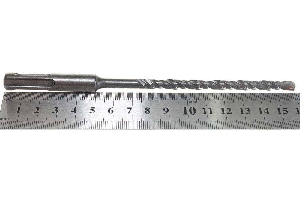 Бур по бетону 6x160x100 SDS-Plus Вихрь, серый