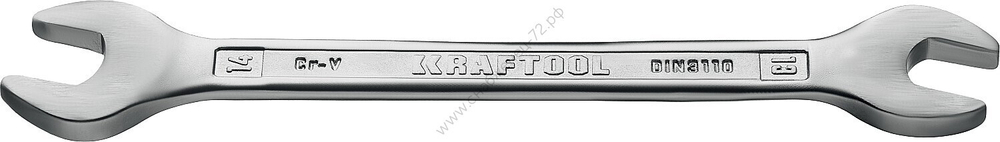 KRAFTOOL 13 х 14 мм, рожковый гаечный ключ (27033-13-14)