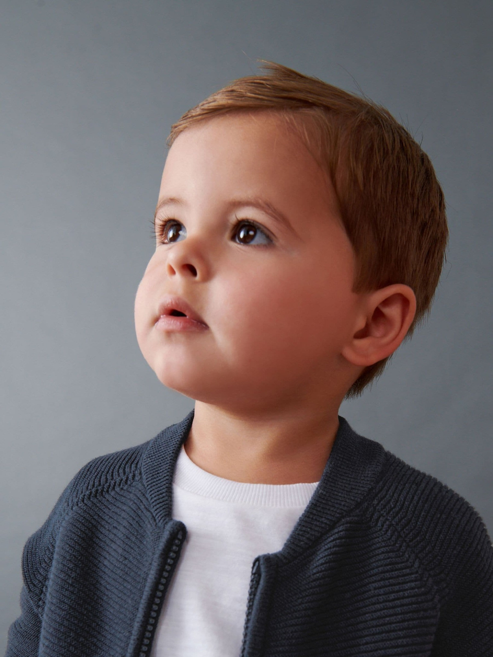 Кардиган на молнии для мальчика Next D20-981, Темно-синий