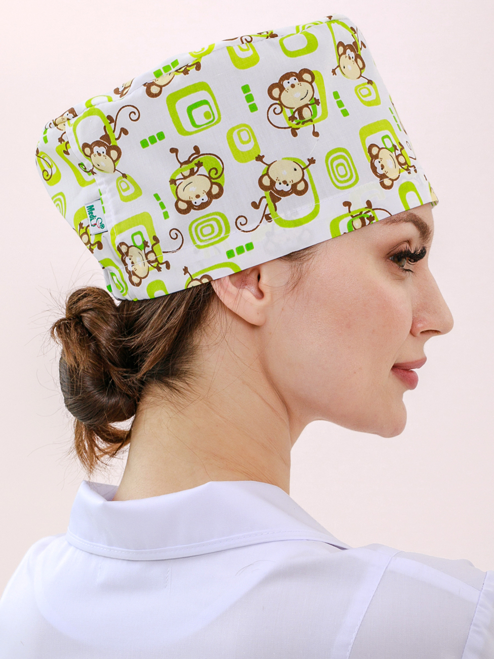 Медицинские головные уборы обезьянки | MediS.moda