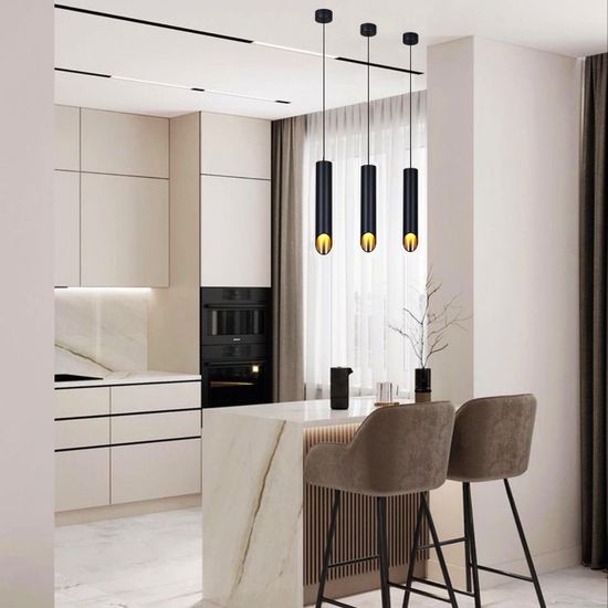 16007-0.9-001LD 300mm GU10 BK+GD светильник точ.