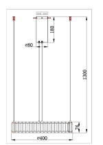 Подвесная люстра Divinare RENATA 1135/17 SP-25