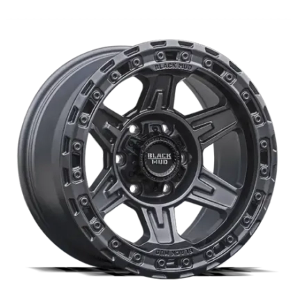 Диск колёсный литой BLACK MUD M590 R17 8,5 ЕТ0 Dark Matte Tint / Matte Gunmetal