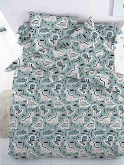 Комплект наволочек 2шт Сказка "Диномания" 50х70 см