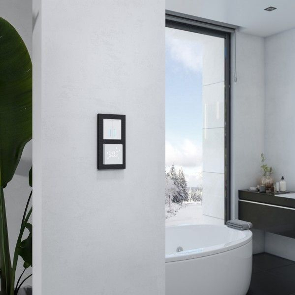 Умный сенсорный терморегулятор для теплого пола (белый)