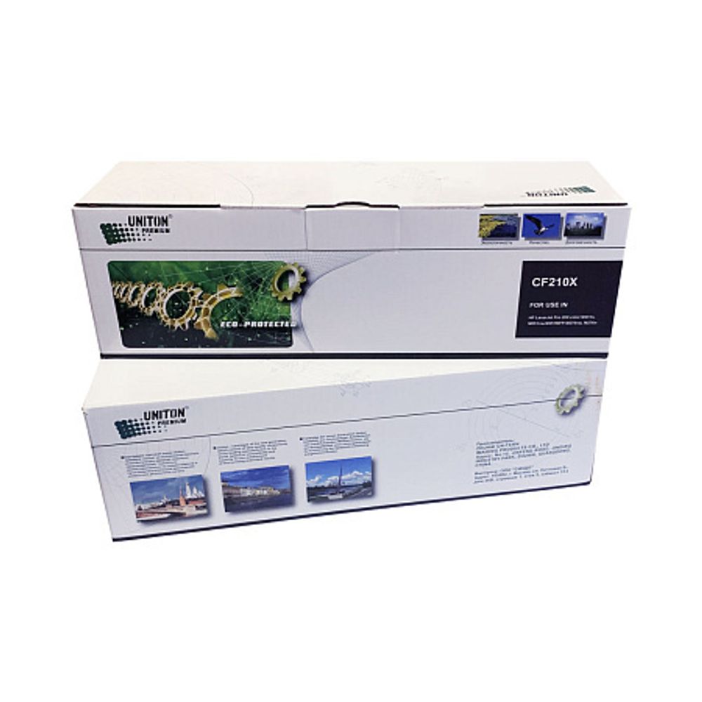 Картридж для CF210X HP Color LJ M251/ MFP M276 (131X) черный (2,4K) UNITON Premium GREEN LINE (Eco Protected)