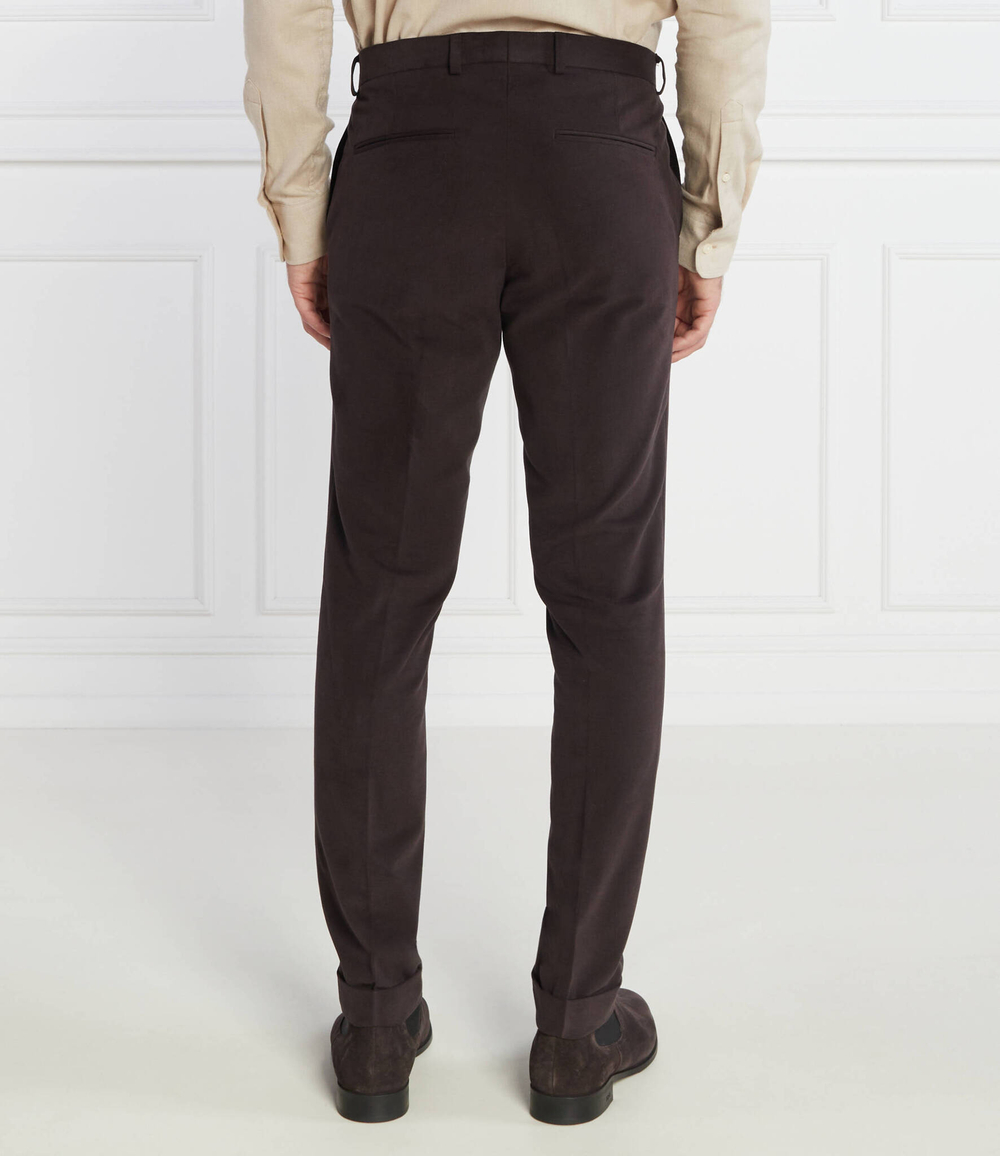 Брюки denz turn up Oscar Jacobson - каштановый(53905771)