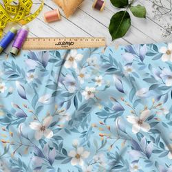 Ткань премиум дюспо цветочная мелодия