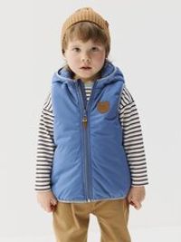 Жилет с капюшоном "Деним" 0+
