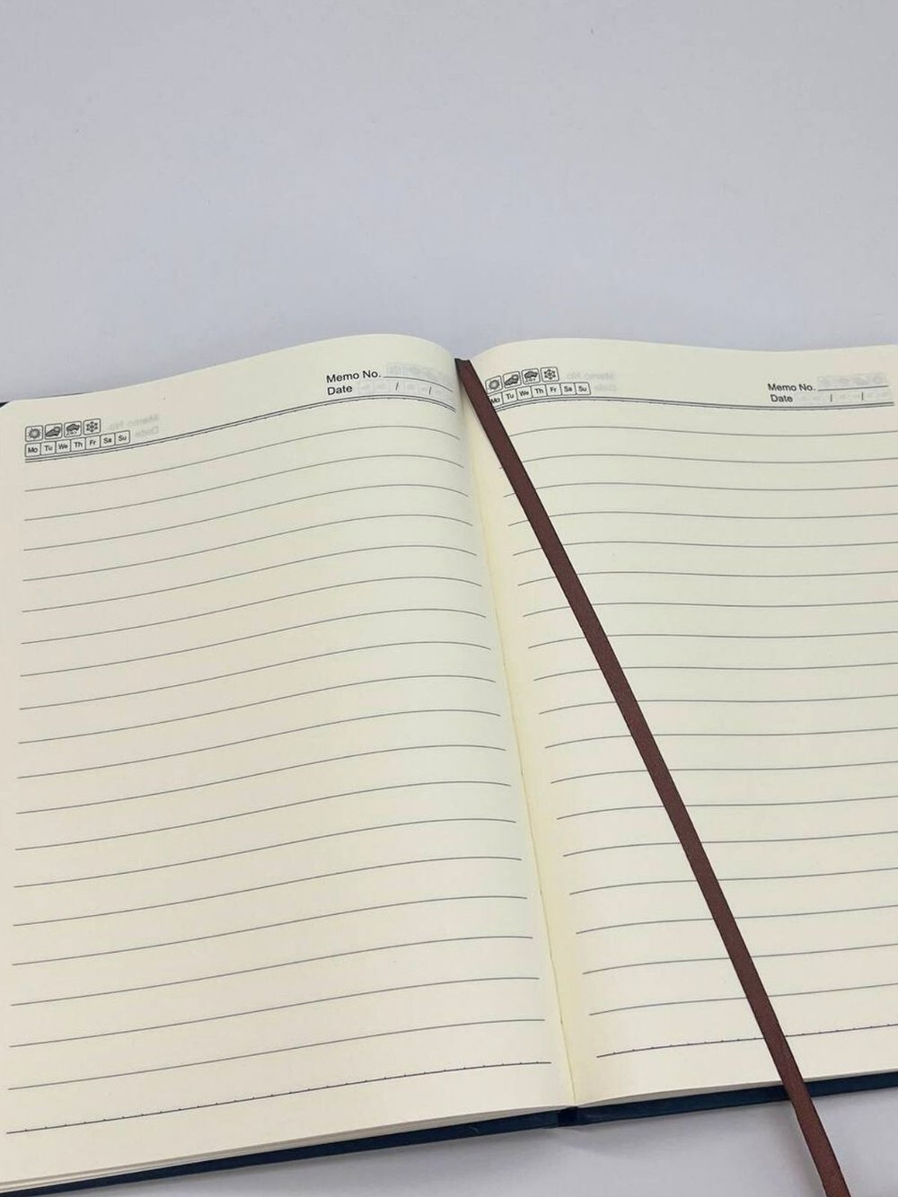 Блокнот 112 л. В5 25*17,5 см лин. сине-серый (7674-15)