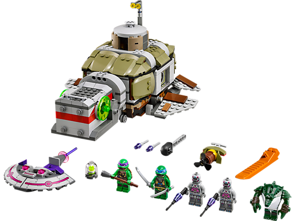 LEGO Ninja Turtles: Погоня черепашек под водой в море 79121 — Teenage Mutant Ninja Turtles: Turtle Sub Undersea Chase — Лего Черепашки-ниндзя мутанты