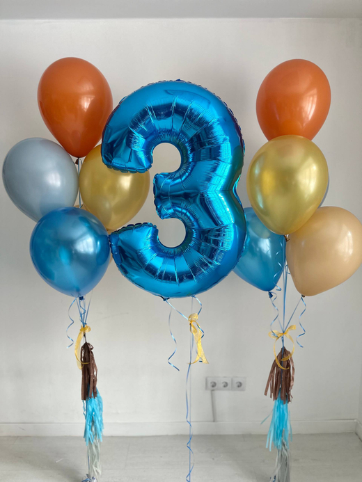 Воздушные гелиевые шарики с доставкой по Хабаровску №4672