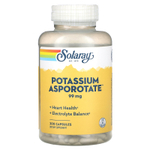 Solaray, Аспоротат калия, 99 мг, 200 капсул