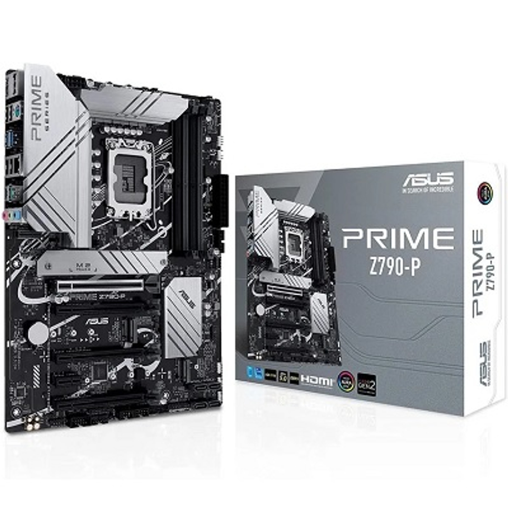 Материнская плата ASUS PRIME Z790-P (LGA1700/Z790/4xDDR5/4xPCI-Ex16/3xM.2/SB7.1/GLAN/DisplayPort/HDMI/ATX)