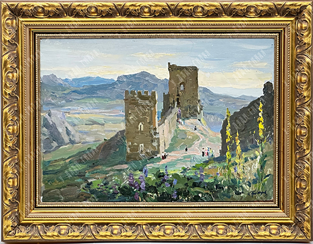 Прохоров К. А. Генуэзская крепость. Холст, масло. 1956