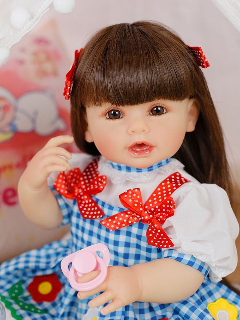 Кукла Реборн виниловая LifeReborn 55см (LR-010)