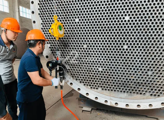 Кромкорез для труб с пневматическим зажимом Nodha ТВР-40