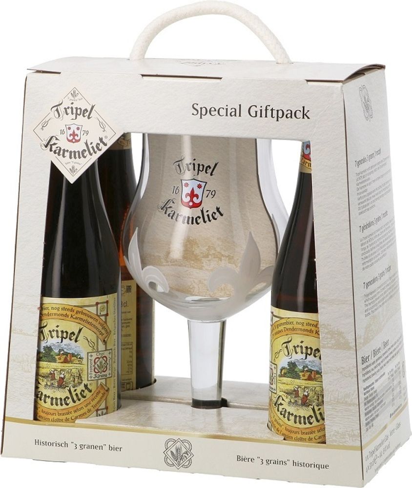 Tripel Karmeliet (4x0.33)+бокал