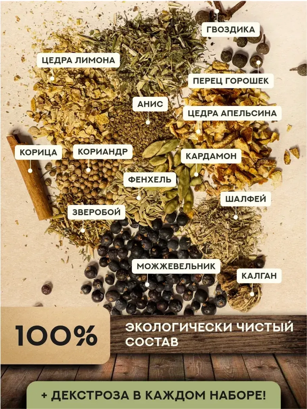Набор для настойки Чешский биттер Бехеровка (Алтайский товар) 3 шт