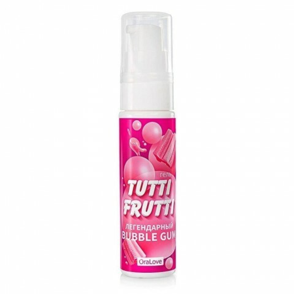 Интимный гель TUTTI-FRUTTI BUBBLE GUM 30 г.