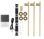 Полотенцесушитель электрический встраиваемый WONZON & WOGHAND DORTMUND, Брашированное золото (WW-A363-BG)