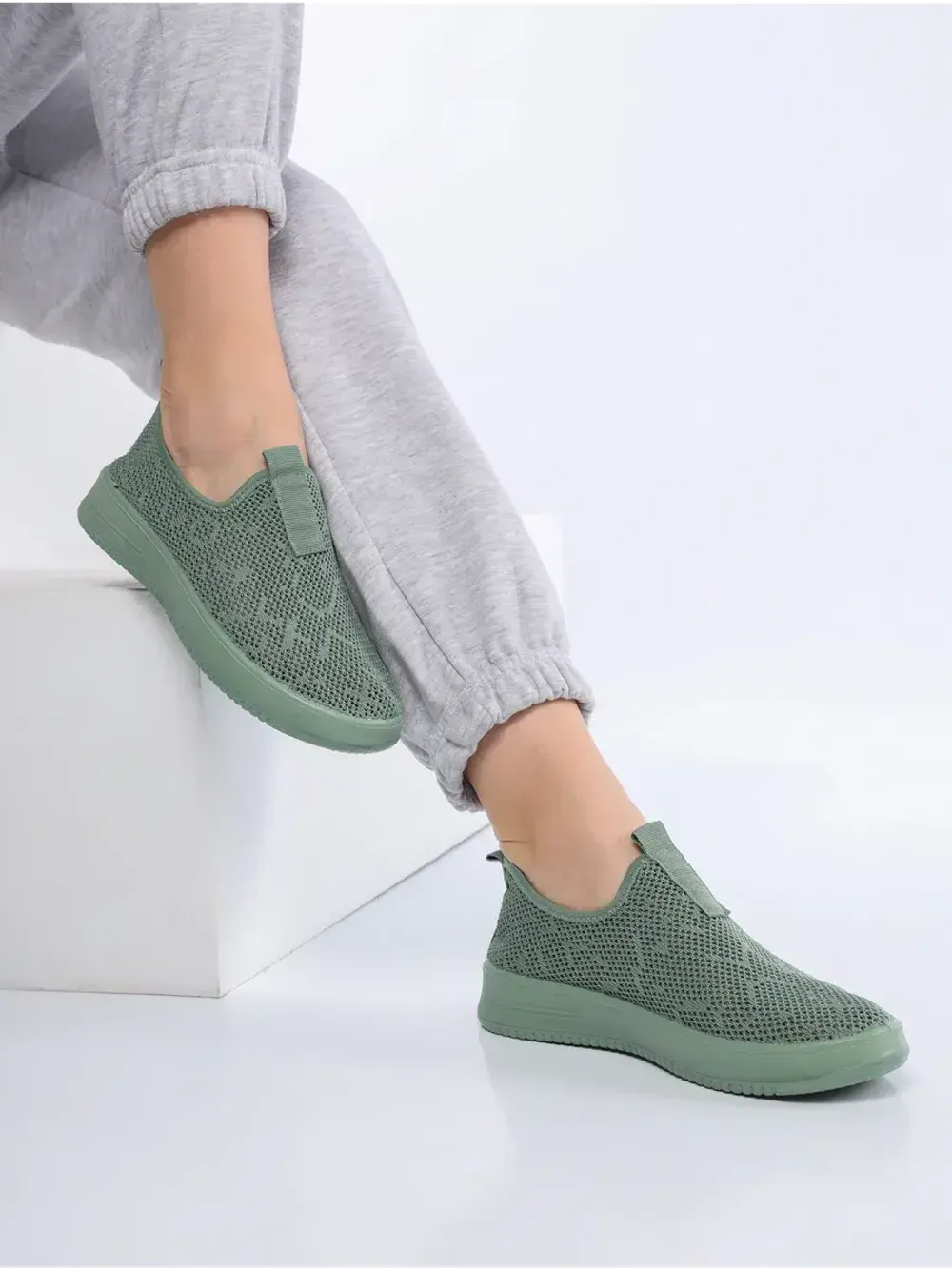 Слипоны летние текстильные