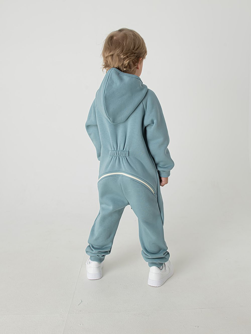 Комбинезон с клапаном "Синяя дымка" утепленный