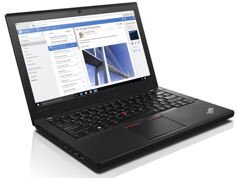 12.5" Ноутбук Lenovo X260 (1366x768, Intel Core i5-6200U, RAM 8ГБ,SSD 256ГБ, Intel HD Graphics 520, Win 10Pro)