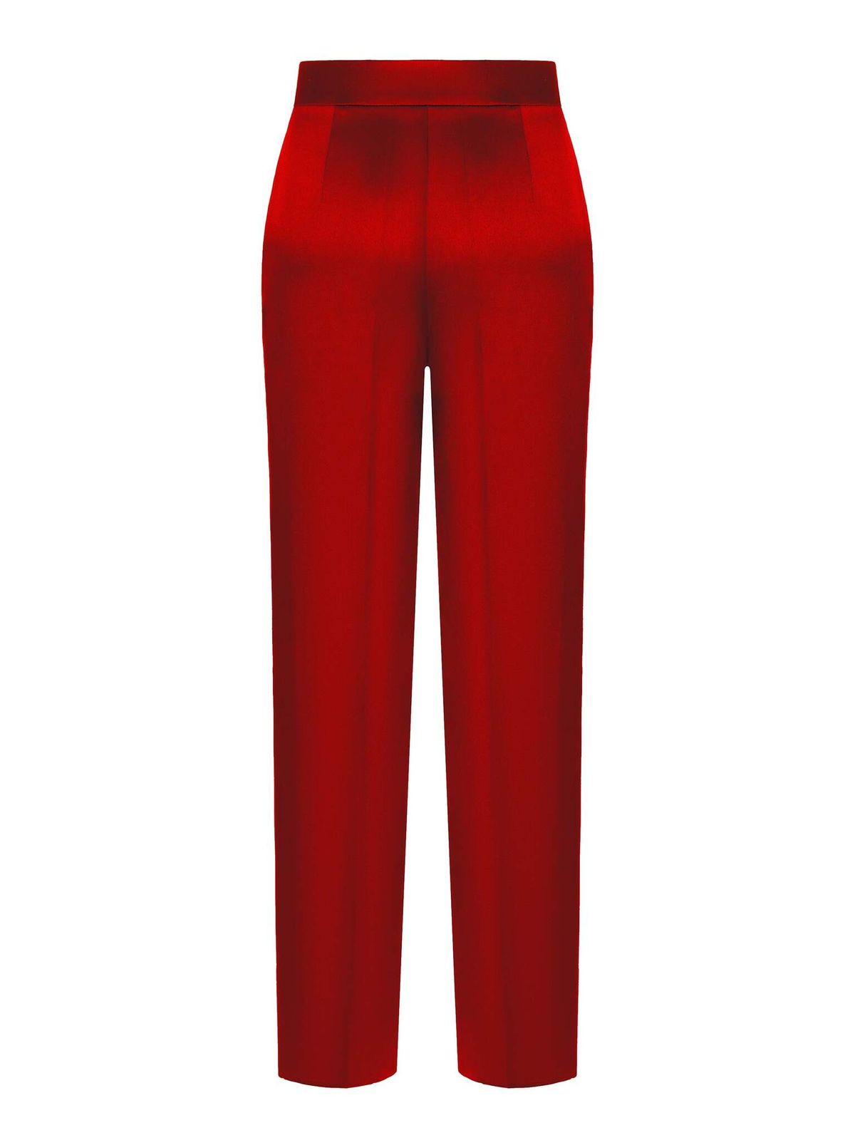 Брюки зауженные из сатина