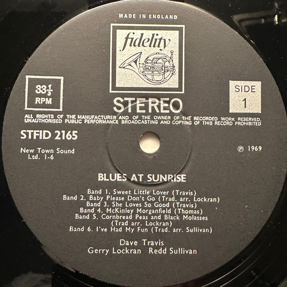 Gerry Lockran, Redd Sullivan, Dave Travis- Blues At Sunrise (Англия 1969г.)