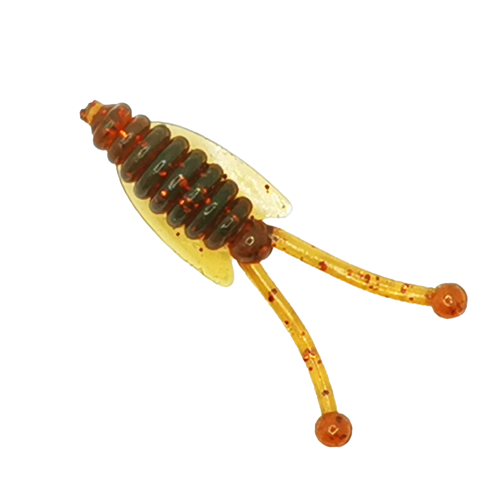12 шт. 4,5 см Рыболовные, силиконовые приманки рачки. Головастик RuBaits Fly Frog Набор для рыбалки на щуку, судака, окуня, форель Для зимней рыбалки, микроджиг.