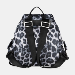 Рюкзак BERTA леопард серый