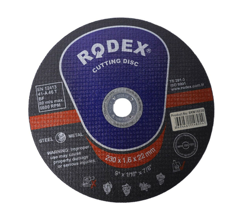 ДИСК ОТРЕЗНОЙ RODEX 230Х1,6Х22ММ SRM16230