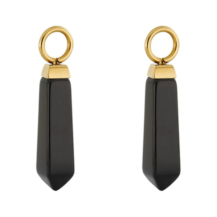 Подвеска на серьгу Coeur de Lion Gold-Black 0051/44-1316