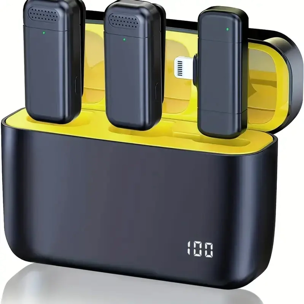 Wireless Dual system, 2 микрофона в зарядном кейсе