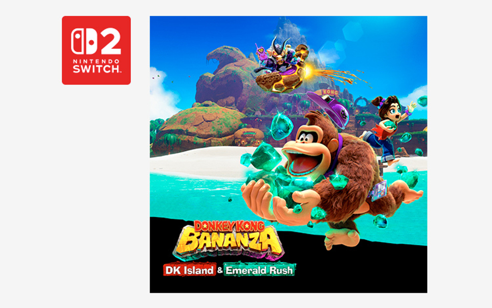 Donkey Kong Bananza: DK Island & Emerald Rush (Nintendo Switch 2 - Цифровая версия) (EU)