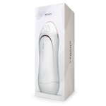 Белый вибромастурбатор со сжатием и голосовым сопровождением (Цвет: белый)