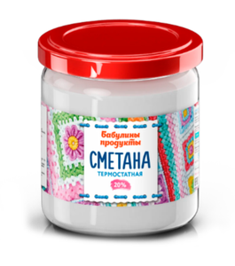 СМЕТАНА БАБУЛИНЫ ПРОДУКТЫ 20% 400ГР