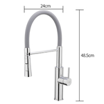 Смеситель для кухни, Frap, гибк излив, с картриджем, хром, F4452-6