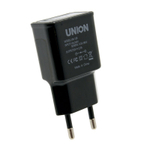 Сетевой адаптер питания Union AB02 2USB LED 2A (черный)