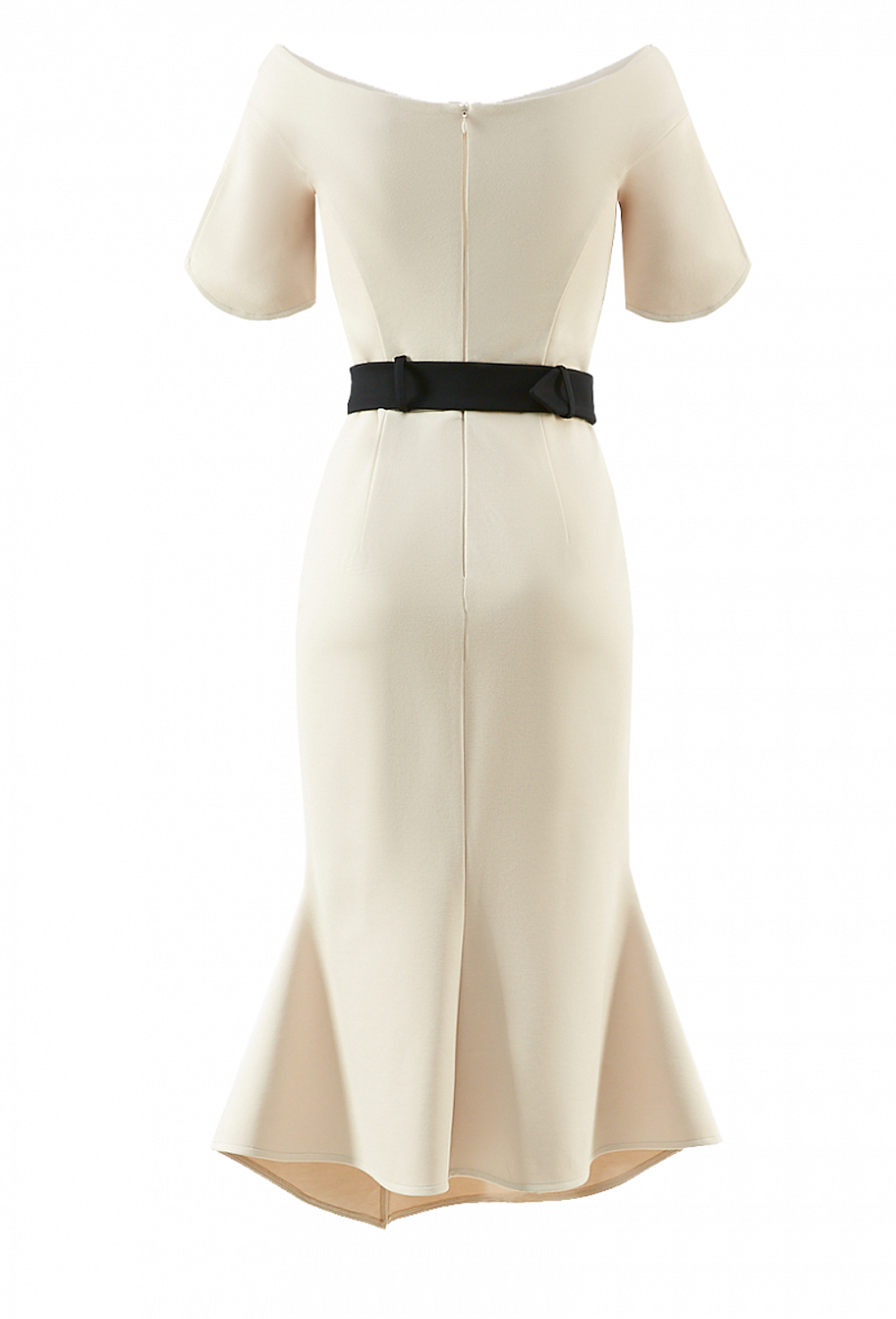 Трикотажное платье бежевое 23-03-20 SS