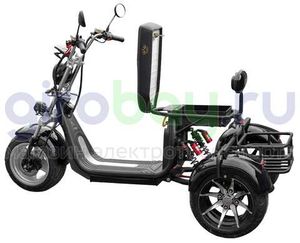 Электроскутер IKINGI X12 PRO TRIKE PLUS 3333W - Черный фото №10